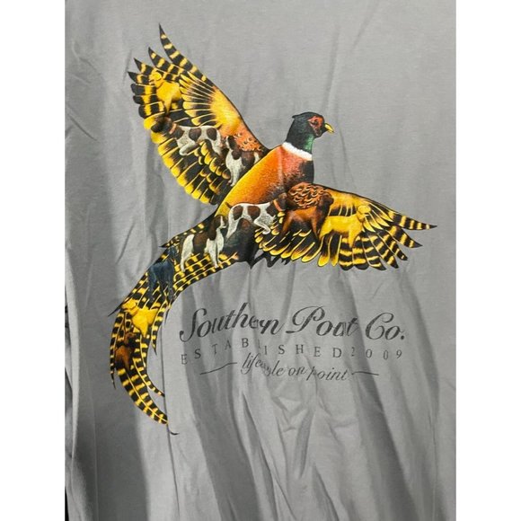Southern Paint Company - Men's Grey Duck Long Sleeve T-Shirt - Size XL - Picture 4 of 5